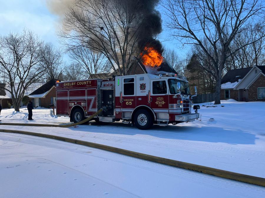 Firefighters tackle Cordova house fire