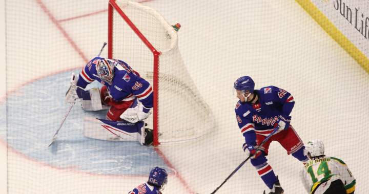 Kitchener Rangers clinch Midwest Division title with victory over London Knights – London
