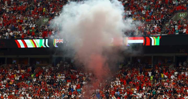 Fans ejected from BC Place after setting off flare during Egypt, New Zealand game – BC
